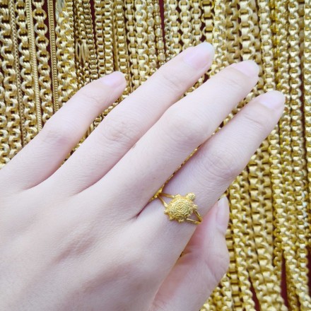 แหวน 1 กรัม แฟนซีลายเต่า