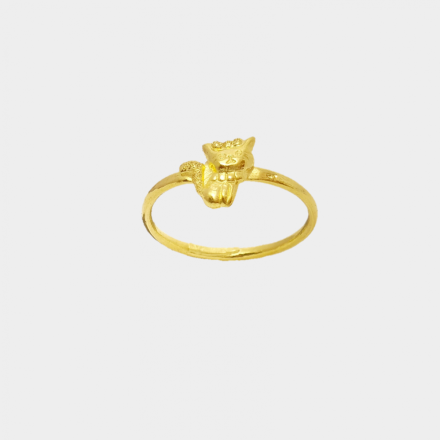 แหวน 0.6 กรัม แฟนซีลายแมว