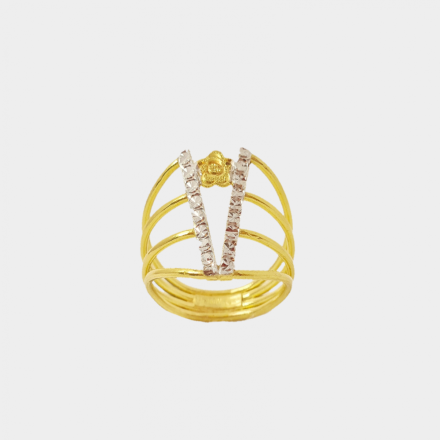 แหวน 1 สลึง แฟนซี2สี