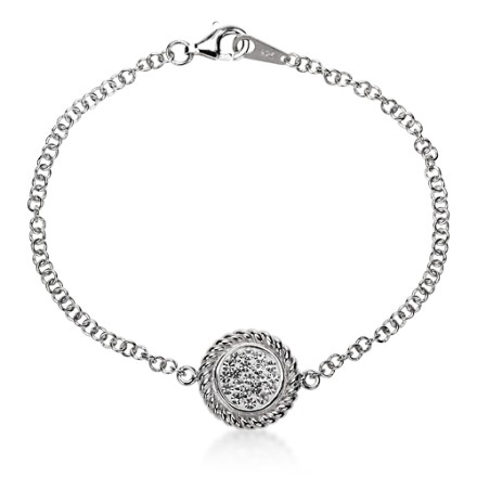 สร้อยข้อมือโซ่คั่นเหรียญ