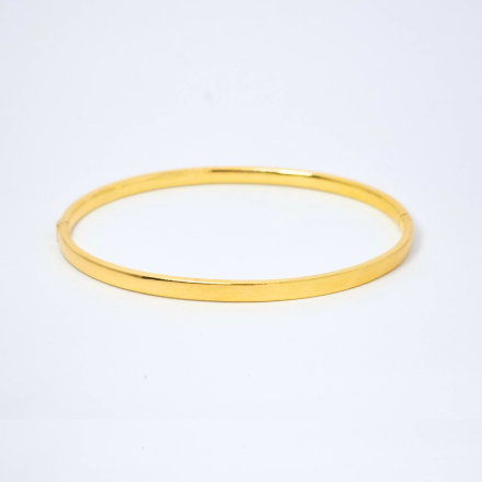 กำไลสปริงหน้าแบนปิดท้องเกลี้ยง 1บาท