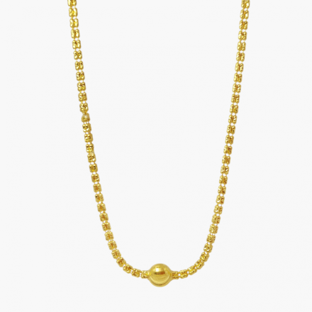 สร้อยคอ 1 บาท ยินตันร้อยเม็ดไดคัท