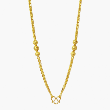 สร้อยคอ 2 สลึง คตกิตคั่นเม็ดมะยม