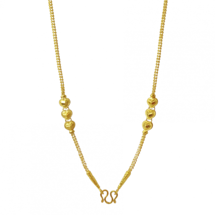 สร้อยคอ 2 สลึง เกล็ดดาวตั่นหัวใจแพ